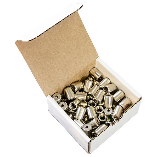 C&D VALVE C&D Valve CD2290/50 Male Flare Locking Cap, 1/4 in Thread, Silver