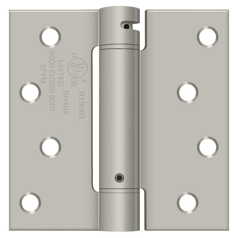 DELTANA Deltana DSH44U15 Spring Hinge 4x4 Satin Nickel