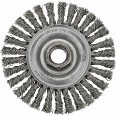 WEILER Weiler 90716 Stringer Bead Wheel Brush 4 Inch Ss