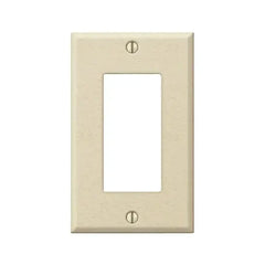 AMERELLE Amerelle C982RIV Pro 1-Gang Stamped Steel Rocker Decorator Wall Plate (1-Pack)