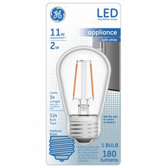 GE G E Lighting 14015 S14 Led Bulb 2W 3000K Medium Base Clear