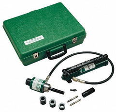 GREENLEE Greenlee 7646 Hydraulic Knockout Set 4 Piece 10 Gauge