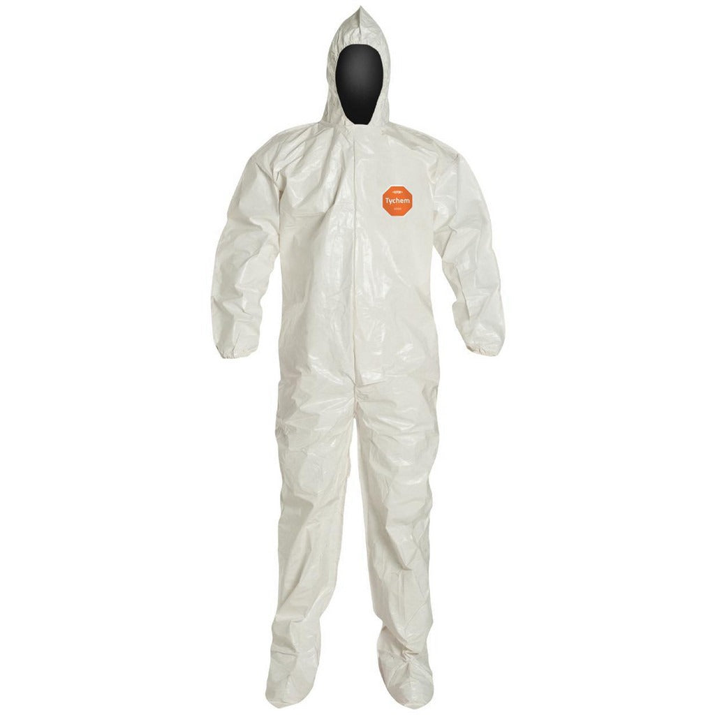 DUPONT Dupont SL122BWH5X001200 Tychem 4000 Coverall 5x-large