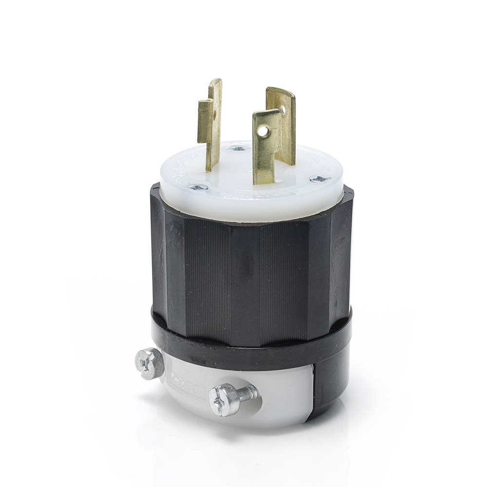 LEVITON Leviton 2341 Locking Plug 20A 480V 2P 3W NEMA L8-20P