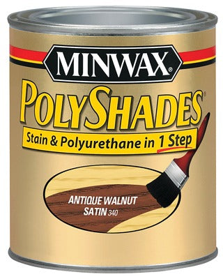 MINWAX Minwax 213404444 Polyshades Satin Antique Walnut 0.5 Pint