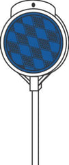 HILLMAN Hillman Fasteners 840072 Driveway Marker 48 in Blue 24 Pack