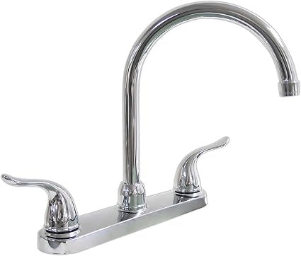 KISSLER Kissler 77-5100 Double-lever kitchen faucet high-arc spout deck mount (Each)