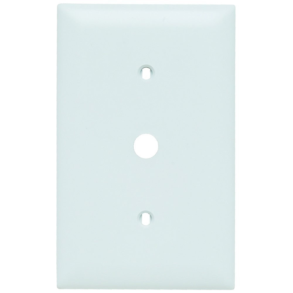 LEGRAND Legrand SPJ11-W Plastic Wall Plate Jr Jumbo 1G Telephone Without Line (1 Pack) SPJ11W