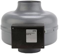 CONTINENTAL FAN Continental Fan AXC100A-ES AXC In-Line Duct Fan 120V 147 CFM 3.9 inches Duct
