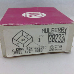 MULBERRY METAL PRODUCTS Mulberry Metal Products 30233 Royal Mountie Weatherproof Box 3 Outlets