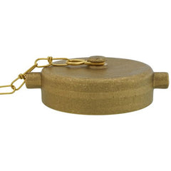 FIRE PROTECTION Fire Protection 07-250-00 Brass Cap W/Chain 2-1/2 IN
