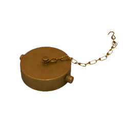 FIRE PROTECTION Fire Protection 07-250-00 Brass Cap W/Chain 2-1/2 IN