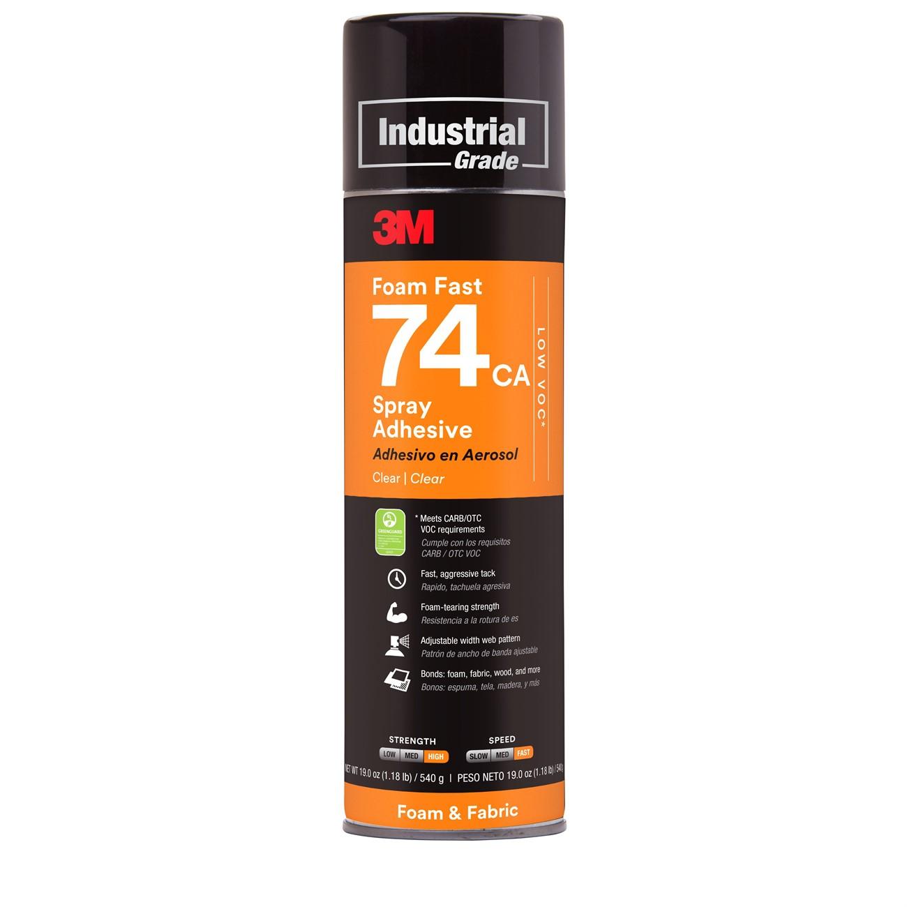 3M 3M 7100014108 Foam Fast 74 Spray Adhesive Low VOC <25% 24 fl Oz can