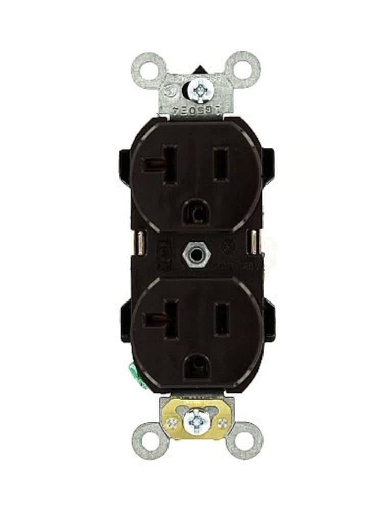 LEVITON Leviton 5352 Duplex Receptacle Nema 5-20R 20A 125V Industrial