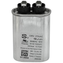 NORDYNE Nordyne 01-0004 10MFD 370V Run Capacitor, Oval