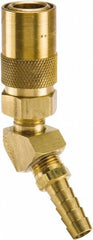 PARKER Parker PC224 45 Deg Hose Barb Coupler 200 Psi 1/4 Inch