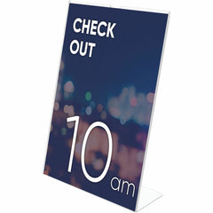 DEFLECTO Deflecto DEF590101 Sign Holder Slanted Top Load (8.5 x 11)