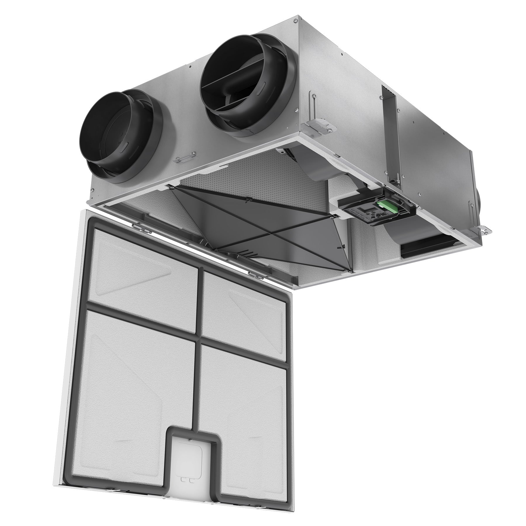 BROAN-NUTONE Broan-Nutone BLP150E75NS-HWF ONE 150 CFM Energy Recovery Ventilator (ERV) Hardwired Interior Door/Trim