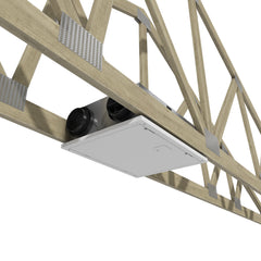 BROAN-NUTONE Broan-Nutone BLP150E75NS-HWF ONE 150 CFM Energy Recovery Ventilator (ERV) Hardwired Interior Door/Trim