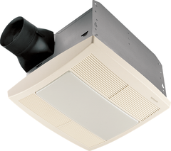 BROAN-NUTONE Broan-Nutone QTR080L Ventilation Fan with Lamp 80 CFM (12-3/8 x 14 Inch Grille)