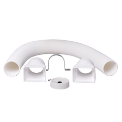 DIVERSITECH Diversitech 230-FH4W-KIT SpeediChannel Flex Hose Kit 4 inches