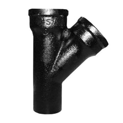 AB&I Ab&I 1652 4 inches X 2 inches Cast Iron No Hub Upright WYE