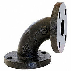 ANVIL Anvil 0306001603 Fig 801 90 Degree Straight Pipe Elbow, 6 in, Flange, SCH 40/STD, 125 lb