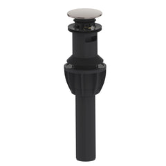 COMPASS MANUFACTURING Compass Manufacturing 892-7531 Easy Clean Push Style Pop-Up Drain with Drain Safeguard