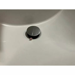 COMPASS MANUFACTURING Compass Manufacturing 892-7531 Easy Clean Push Style Pop-Up Drain with Drain Safeguard
