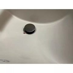 COMPASS MANUFACTURING Compass Manufacturing 892-7531 Easy Clean Push Style Pop-Up Drain with Drain Safeguard