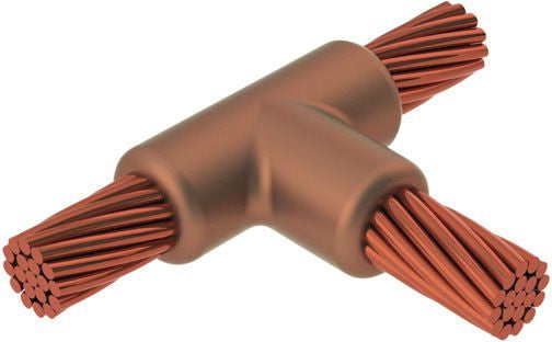 NVENT Erico TAC3D3D Hor Tee Cable Mold 350 kcmil