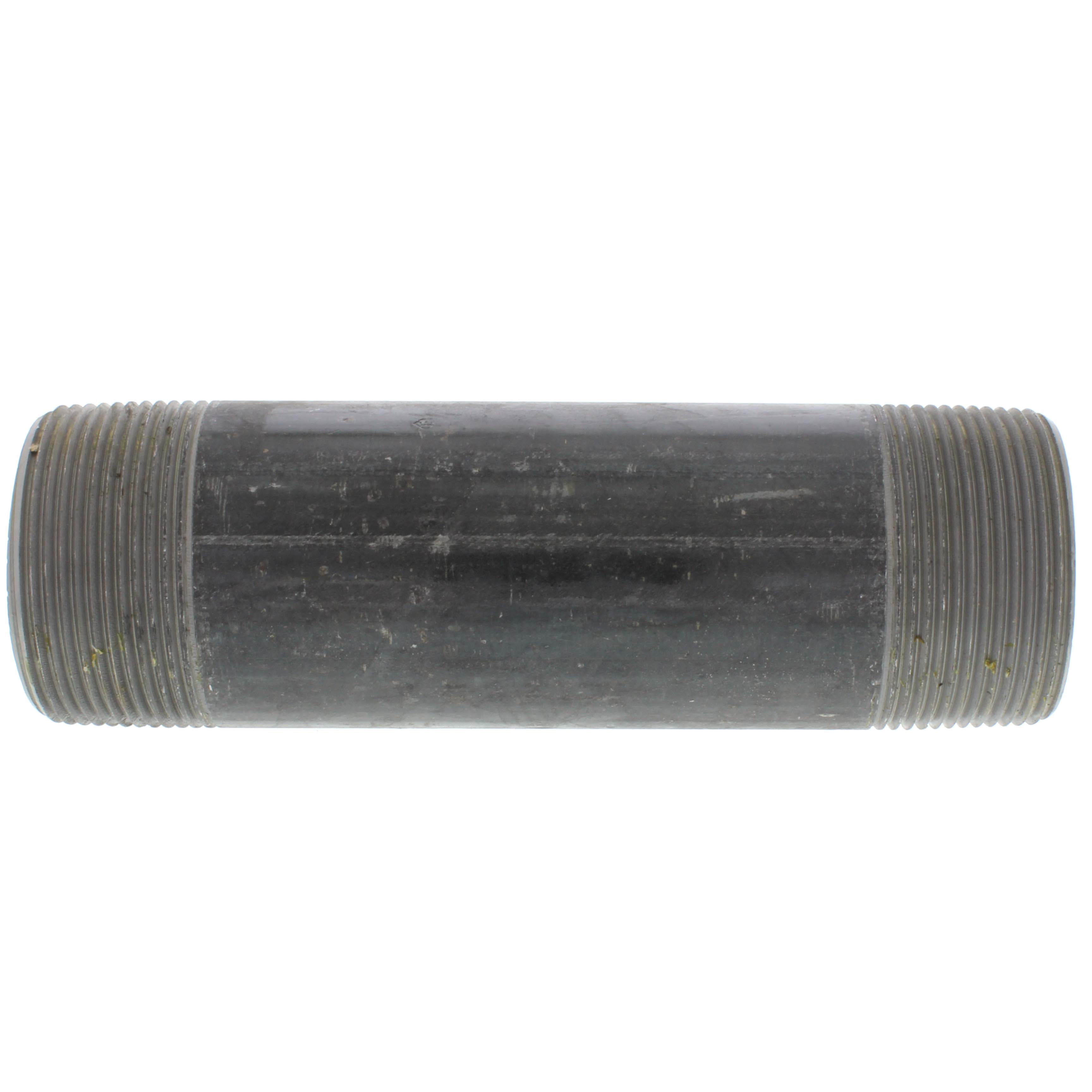 EVERFLOW Everflow NPBL2590 2-1/2 inches x 9 inches Black Steel Nipple