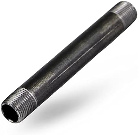 EVERFLOW Everflow NPBL2590 2-1/2 inches x 9 inches Black Steel Nipple