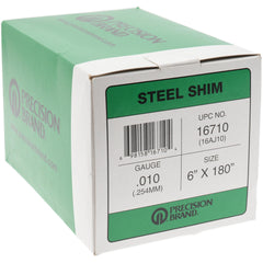 PRECISION BRAND Precision Brand 16710 steel shim .010 6 inchesx180 inches