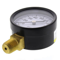 BOSHART Boshart PG-100NL 1/4 inches NPT, 2 inches Dial, Lower Mount No Lead Pressure Gauge (0-100 PSI)