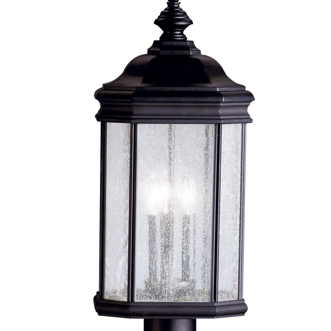 KICHLER Kichler 9918BK Kirkwood Outdoor Post Lantern 3-Light 60W