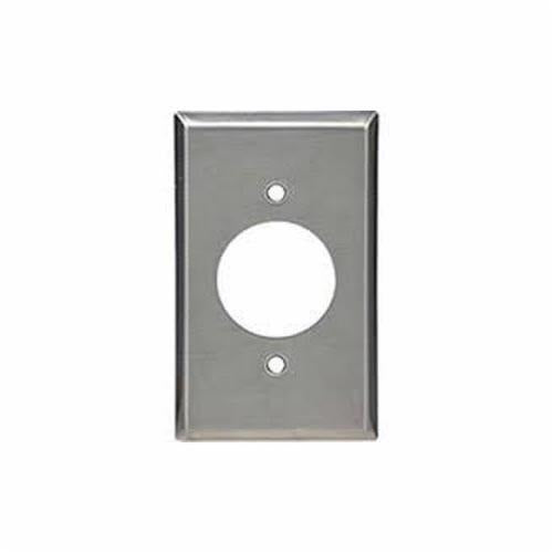 MULBERRY METAL PRODUCTS Mulberry Metal Products 93111 Standard Twist-Lock Receptacle Wallplate 20A (4-1/2 in H x 2-3/4 in W)