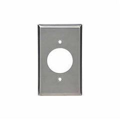 MULBERRY METAL PRODUCTS Mulberry Metal Products 93111 Standard Twist-Lock Receptacle Wallplate 20A (4-1/2 in H x 2-3/4 in W)