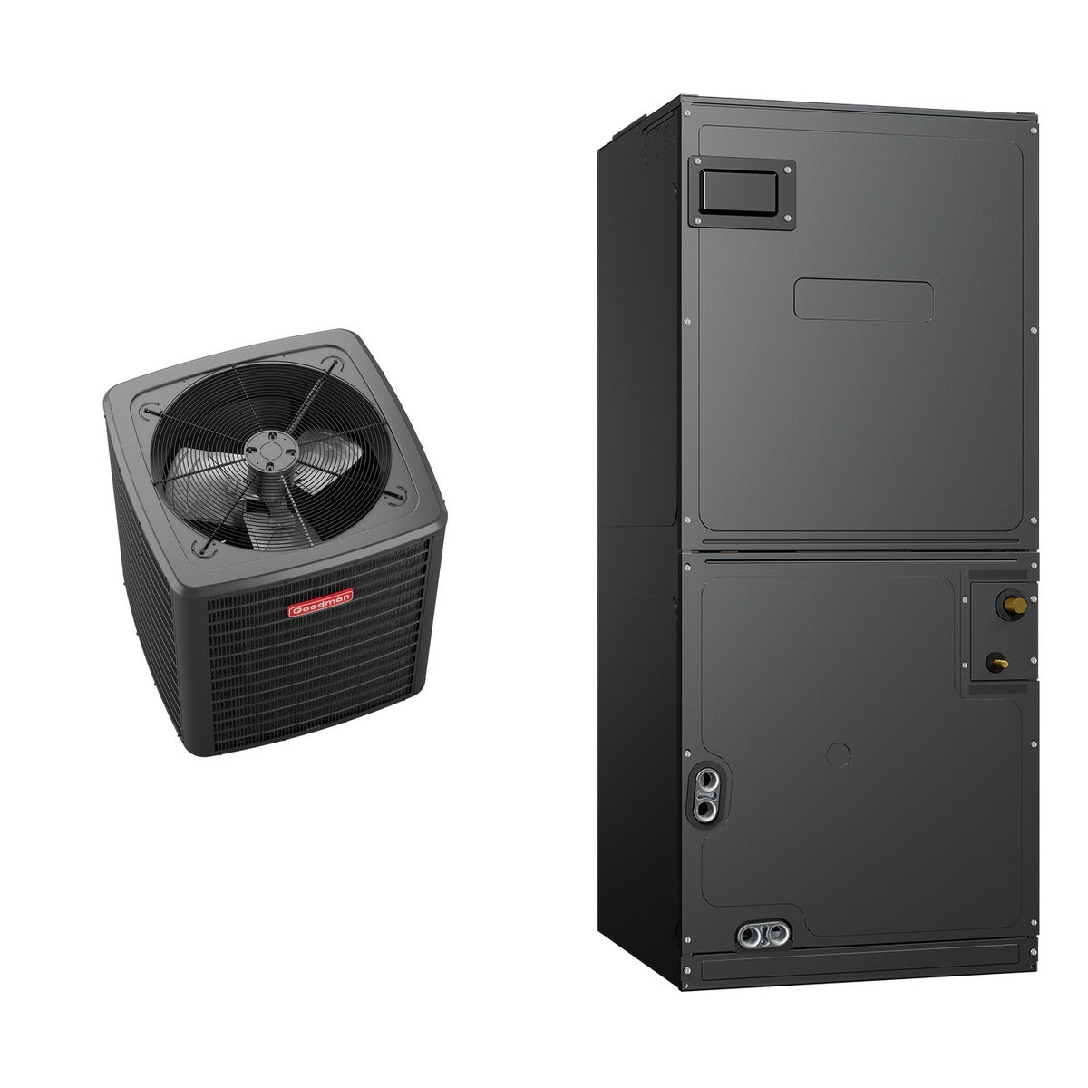 GOODMAN GOODMAN GLXS5BA6010+AMST60DU1300 � 5 Ton Ducted Air Conditioner System � R-32