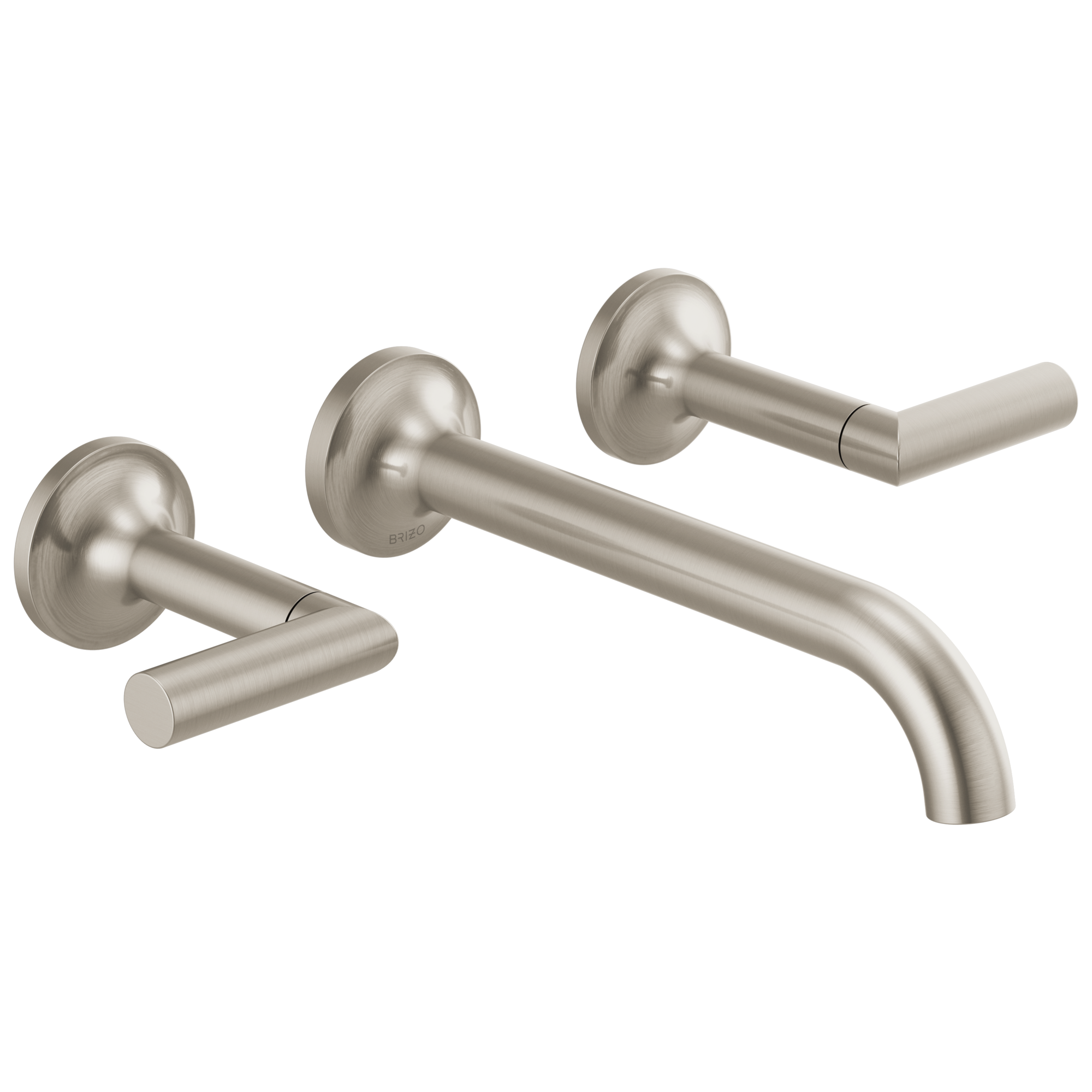 BRIZO Brizo T65875LF-BNLHP Odin Two Handle Wall Mount Widespread Bathroom Sink Faucet 1.5 GPM
