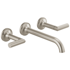 BRIZO Brizo T65875LF-BNLHP Odin Two Handle Wall Mount Widespread Bathroom Sink Faucet 1.5 GPM