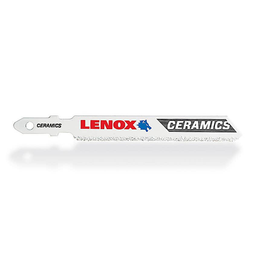 LENOX Lenox 1991608 T-Shank 3-1/2 In. Carbide Grit Edge Jig Saw Blade, Ceramics (3-Pack)