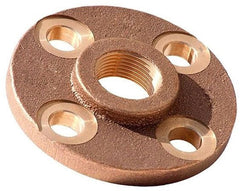 MERIT BRASS Merit Brass XNL235-20 Lead Free Brass Pipe Fitting Threaded Companion Flange 1-1/4 inches NPT Female