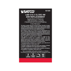 SATCO Satco S21205 4g16.5/led/cl/930/120v 4 Watt G16.5