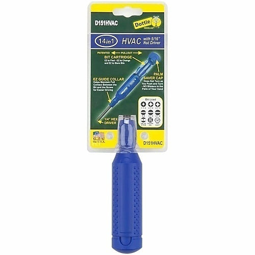 DOTTIE Dottie D151HVAC Screwdriver 15 in 1