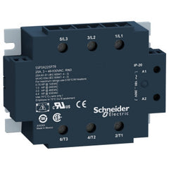 SCHNEIDER ELECTRIC Schneider Electric SSP3A250B7T Three Phase Relay, Harmony Solid State Relays, 50A, Panel Mount, Zero Voltage Switching