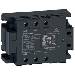 SCHNEIDER ELECTRIC Schneider Electric SSP3A250B7T Three Phase Relay, Harmony Solid State Relays, 50A, Panel Mount, Zero Voltage Switching