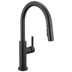 DELTA FAUCET Delta Faucet 19867LF-BL Nicoli Single Handle Pull-Down Kitchen Faucet