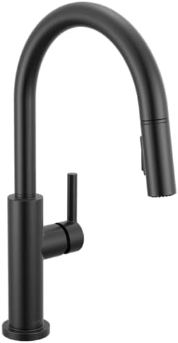 DELTA FAUCET Delta Faucet 19867LF-BL Nicoli Single Handle Pull-Down Kitchen Faucet