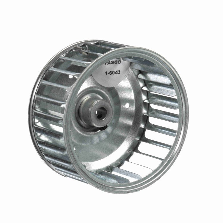 FASCO Fasco 1-6043 Single Inlet Blower Wheel, 3-13/16 inches dia x 1-7/8 inches W, 5000 rpm
